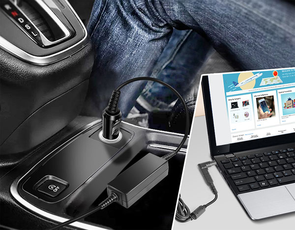 Universal Laptop Car Charger - up to 100W