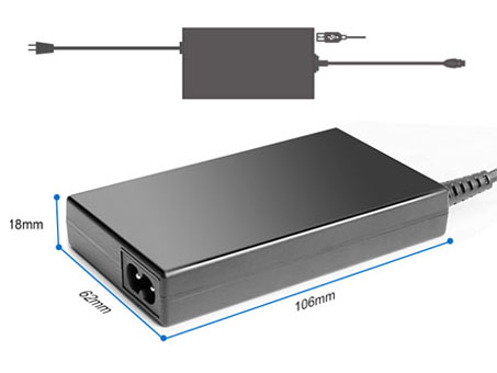 Slim Universal Laptop AC Adapter With USB/LCD 90W